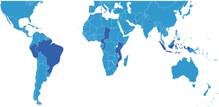 Mapa dos projetos de Cesvitem