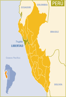 Mappa del Perù