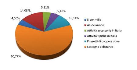 Bilancio 2015 - Tipologia contributi