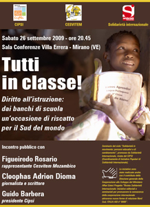 26 settembre, tutti in classe