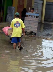 Emergenza pioggia a Trujillo