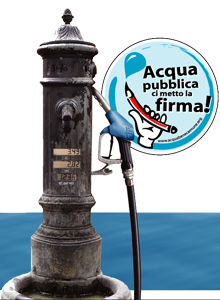 Referendum per l'acqua pubblica verso il milione di firme