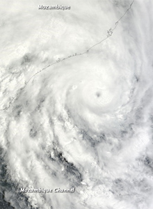 Mezzo Mozambico in allarme per il ciclone Funso