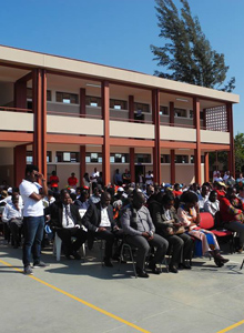 In Mozambico la scuola l'abbiamo finita