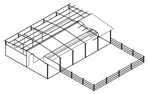 Progetto della stalla