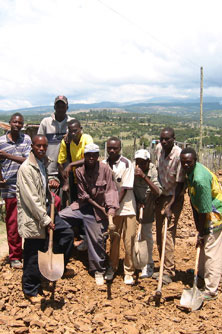 Progetto Mutitu Water Project - Lavori di scavo
